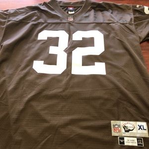 1963 Cle Browns Jim Brown Throwback Jersey Size XL